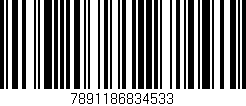 Código de barras (EAN, GTIN, SKU, ISBN): '7891186834533'