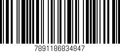Código de barras (EAN, GTIN, SKU, ISBN): '7891186834847'