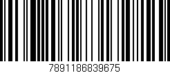 Código de barras (EAN, GTIN, SKU, ISBN): '7891186839675'