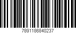 Código de barras (EAN, GTIN, SKU, ISBN): '7891186840237'