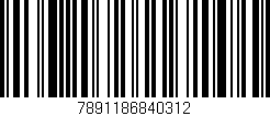 Código de barras (EAN, GTIN, SKU, ISBN): '7891186840312'