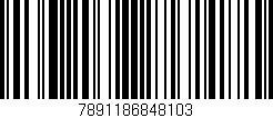 Código de barras (EAN, GTIN, SKU, ISBN): '7891186848103'