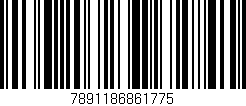 Código de barras (EAN, GTIN, SKU, ISBN): '7891186861775'