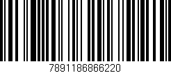 Código de barras (EAN, GTIN, SKU, ISBN): '7891186866220'
