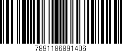 Código de barras (EAN, GTIN, SKU, ISBN): '7891186891406'