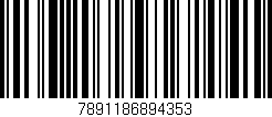 Código de barras (EAN, GTIN, SKU, ISBN): '7891186894353'