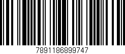 Código de barras (EAN, GTIN, SKU, ISBN): '7891186899747'