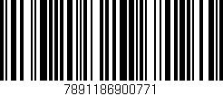 Código de barras (EAN, GTIN, SKU, ISBN): '7891186900771'