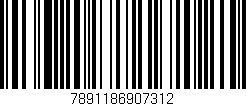 Código de barras (EAN, GTIN, SKU, ISBN): '7891186907312'
