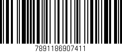Código de barras (EAN, GTIN, SKU, ISBN): '7891186907411'