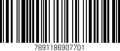 Código de barras (EAN, GTIN, SKU, ISBN): '7891186907701'