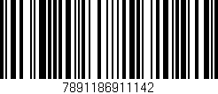 Código de barras (EAN, GTIN, SKU, ISBN): '7891186911142'