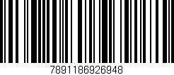Código de barras (EAN, GTIN, SKU, ISBN): '7891186926948'