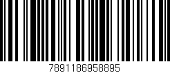 Código de barras (EAN, GTIN, SKU, ISBN): '7891186958895'