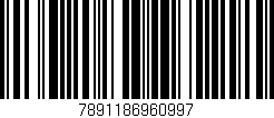 Código de barras (EAN, GTIN, SKU, ISBN): '7891186960997'