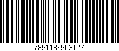 Código de barras (EAN, GTIN, SKU, ISBN): '7891186963127'