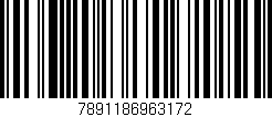 Código de barras (EAN, GTIN, SKU, ISBN): '7891186963172'