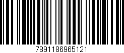 Código de barras (EAN, GTIN, SKU, ISBN): '7891186965121'
