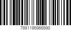 Código de barras (EAN, GTIN, SKU, ISBN): '7891186966890'