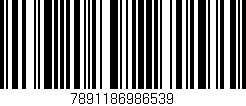 Código de barras (EAN, GTIN, SKU, ISBN): '7891186986539'