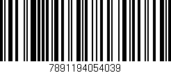 Código de barras (EAN, GTIN, SKU, ISBN): '7891194054039'