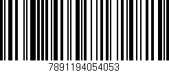Código de barras (EAN, GTIN, SKU, ISBN): '7891194054053'
