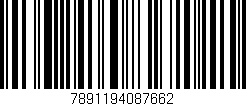 Código de barras (EAN, GTIN, SKU, ISBN): '7891194087662'