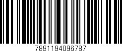 Código de barras (EAN, GTIN, SKU, ISBN): '7891194096787'