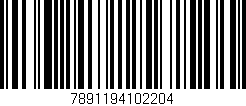 Código de barras (EAN, GTIN, SKU, ISBN): '7891194102204'