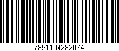 Código de barras (EAN, GTIN, SKU, ISBN): '7891194282074'