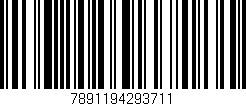 Código de barras (EAN, GTIN, SKU, ISBN): '7891194293711'