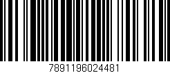 Código de barras (EAN, GTIN, SKU, ISBN): '7891196024481'