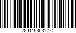 Código de barras (EAN, GTIN, SKU, ISBN): '7891196031274'