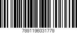Código de barras (EAN, GTIN, SKU, ISBN): '7891196031779'