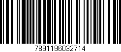 Código de barras (EAN, GTIN, SKU, ISBN): '7891196032714'