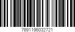 Código de barras (EAN, GTIN, SKU, ISBN): '7891196032721'