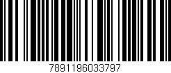 Código de barras (EAN, GTIN, SKU, ISBN): '7891196033797'