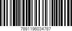 Código de barras (EAN, GTIN, SKU, ISBN): '7891196034787'