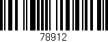 Código de barras (EAN, GTIN, SKU, ISBN): '78912'