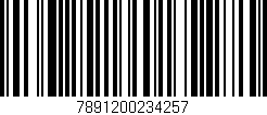 Código de barras (EAN, GTIN, SKU, ISBN): '7891200234257'