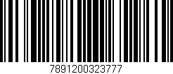 Código de barras (EAN, GTIN, SKU, ISBN): '7891200323777'