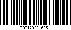 Código de barras (EAN, GTIN, SKU, ISBN): '7891202016851'