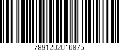 Código de barras (EAN, GTIN, SKU, ISBN): '7891202016875'