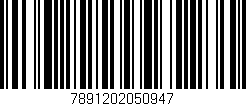 Código de barras (EAN, GTIN, SKU, ISBN): '7891202050947'