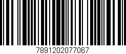 Código de barras (EAN, GTIN, SKU, ISBN): '7891202077067'