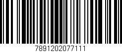 Código de barras (EAN, GTIN, SKU, ISBN): '7891202077111'