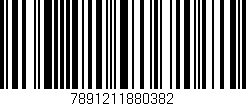 Código de barras (EAN, GTIN, SKU, ISBN): '7891211880382'