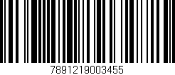Código de barras (EAN, GTIN, SKU, ISBN): '7891219003455'