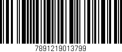 Código de barras (EAN, GTIN, SKU, ISBN): '7891219013799'