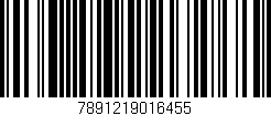 Código de barras (EAN, GTIN, SKU, ISBN): '7891219016455'